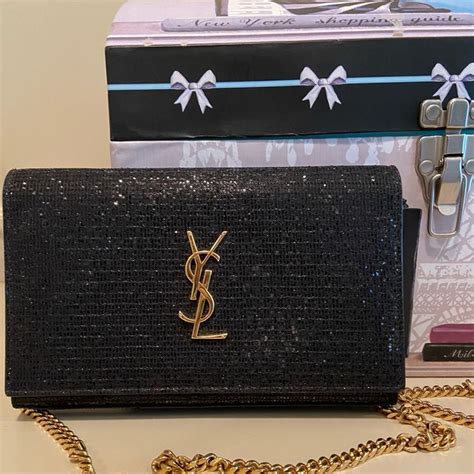 glitter ysl bag|ysl st laurent handbags.